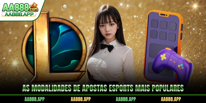 Categorias populares de apostas em eSports