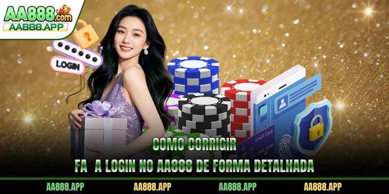 Como corrigir faça login no AA888 de forma detalhada
